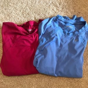 Asics Pair of Long Sleeve Running tops